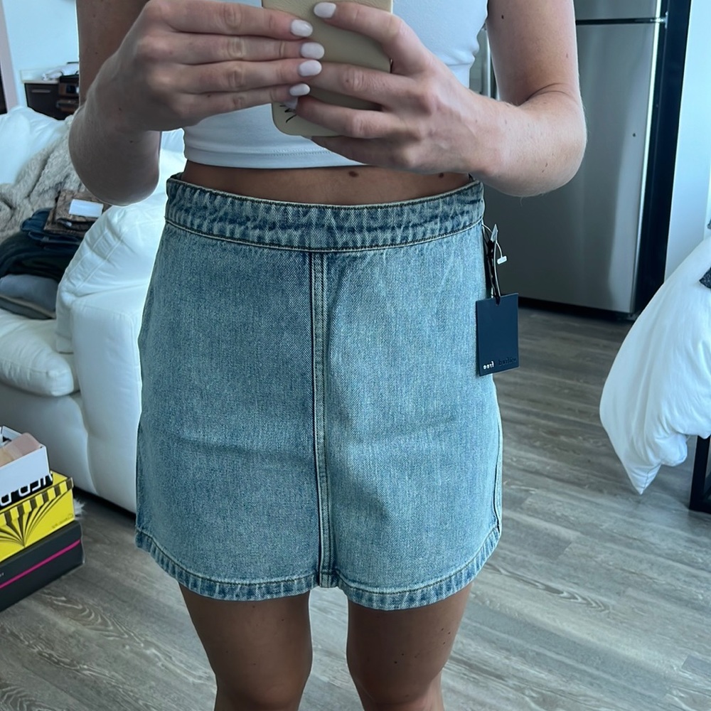 Aritzia Denim Skirt Wilfred Free